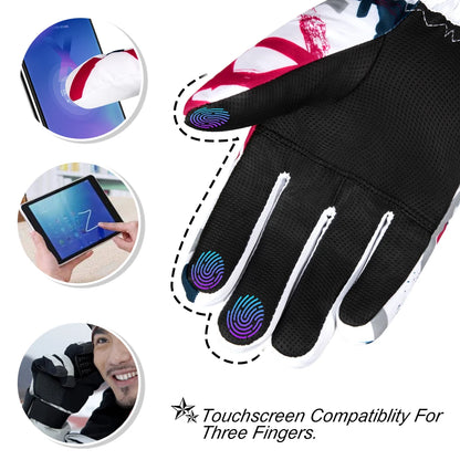 Men Women 3 finger Touch screen Ski Gloves Waterproof Winter Warm Snowboard Gloves Motorcycle Riding Snowmobile Gloves