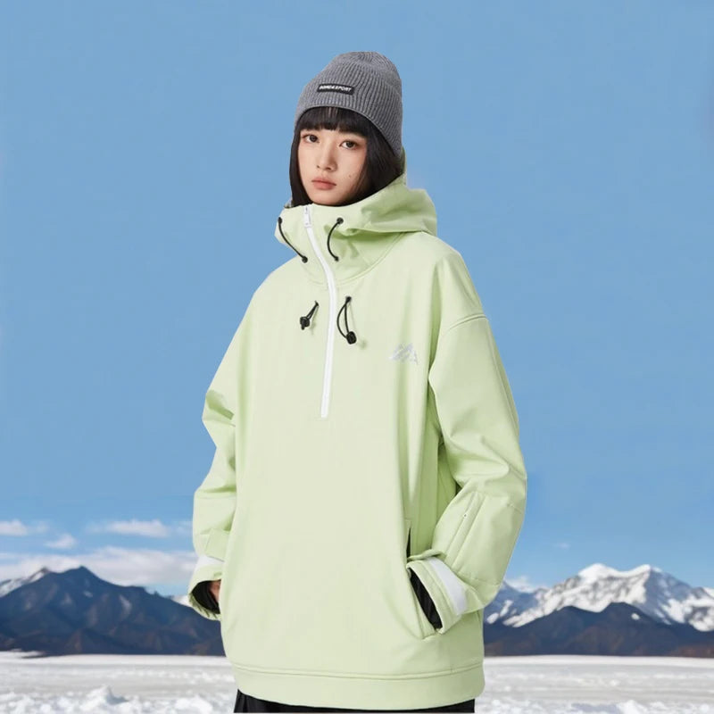 Unisex Couple's Skiing Snowboard JacketsWinter Warm Snow Clothes Pro Windproof Woman Ski Sport Hoodies Man Woman Outdoor Snowboard coat