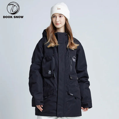 Skiing Top 2025 Winter Ski Jackets Waterproof Outdoor Snow Clothing Couple Sports Skiing Jackets Women Men Snowboard Overcoats