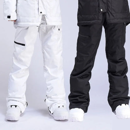 New Oversize Ski Pants for Women and Men Winter Windproof Waterproof Snowboarding Trousers Outdoor Snow Sports Warm Skiing Pants